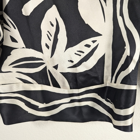 Vintage Cache Silk Glam Bat Wing Sleeve Whimsical Smocked Top Chic Blouse Size S - Picture 5 of 8